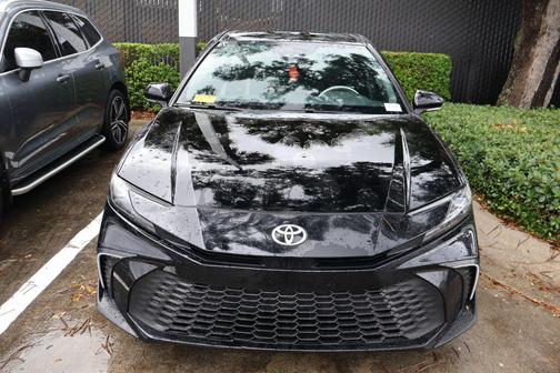 Midnight Black Metallic 2025 Toyota Camry SE