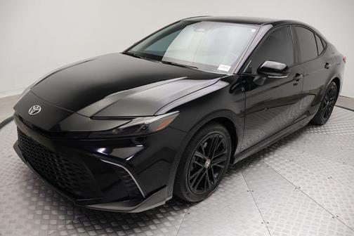 Midnight Black Metallic 2025 Toyota Camry SE