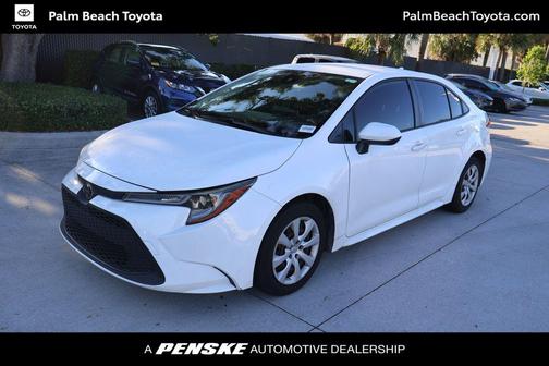 Super White 2020 Toyota Corolla LE
