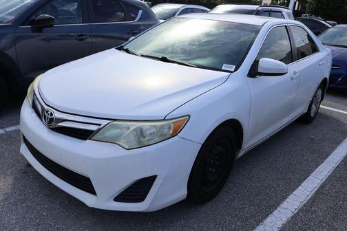 Super White 2012 Toyota Camry LE