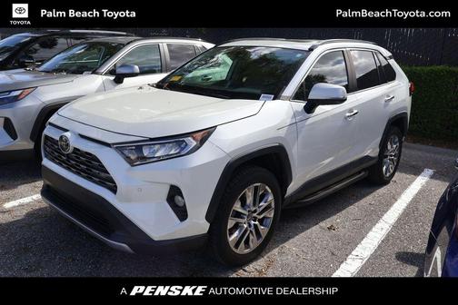 Blizzard Pearl 2019 Toyota RAV4 Limited