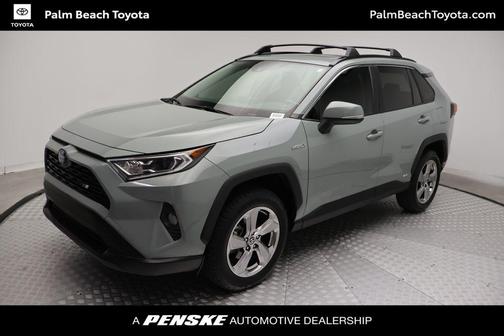 Lunar Rock 2021 Toyota RAV4 Hybrid XLE Premium