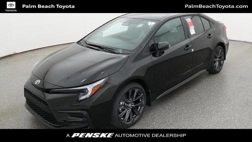 Midnight Black Metallic 2026 Toyota Corolla SE
