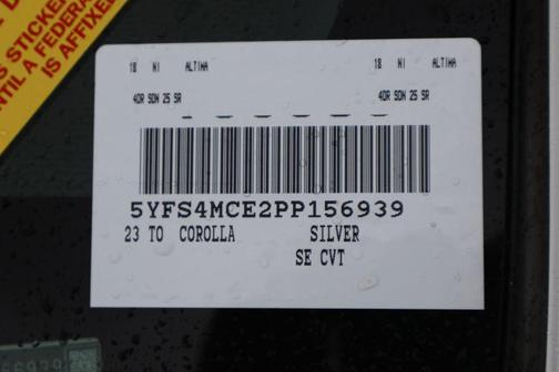 2023 Toyota Corolla SE