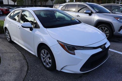 White 2022 Toyota Corolla LE