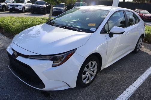 White 2022 Toyota Corolla LE