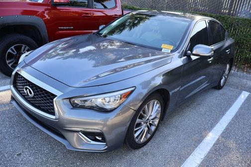 Graphite Shadow 2019 INFINITI Q50 3.0t LUXE