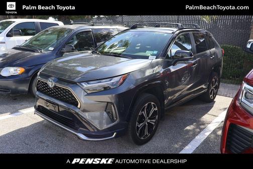 Magnetic Gray Metallic/Midnight Black Metallic 2023 Toyota RAV4 Prime XSE