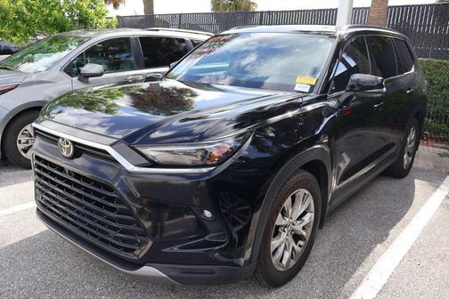 Midnight Black Metallic 2024 Toyota Grand Highlander Limited