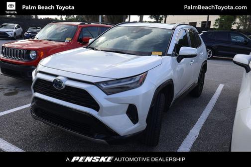 Pearl 2023 Toyota RAV4 Hybrid SE