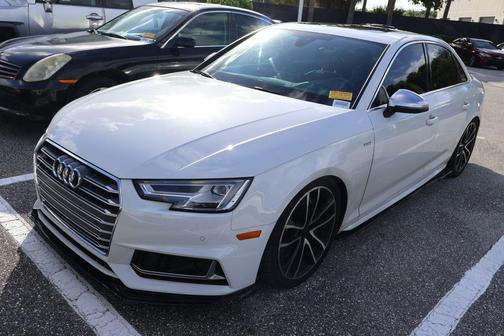 Glacier White 2018 Audi S4 3.0T Prestige