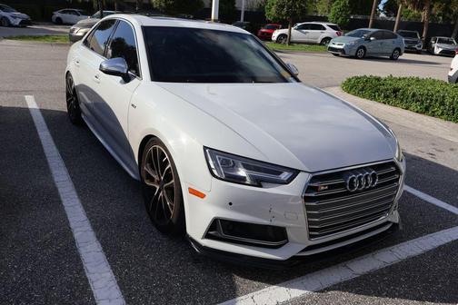 Glacier White 2018 Audi S4 3.0T Prestige