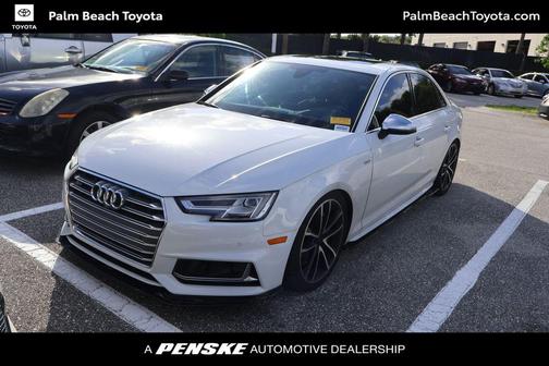Glacier White 2018 Audi S4 3.0T Prestige