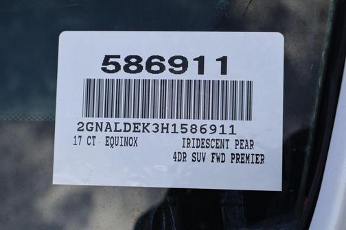 Iridescent Pearl Tricoat 2017 Chevrolet Equinox Premier