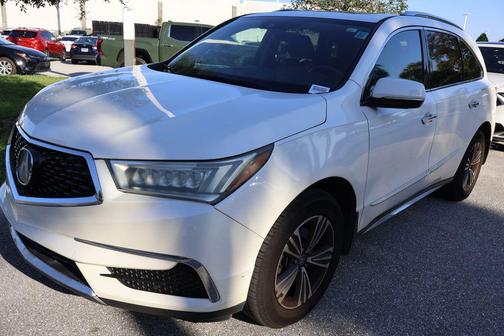 Diamond White Pearl 2017 Acura MDX 3.5L