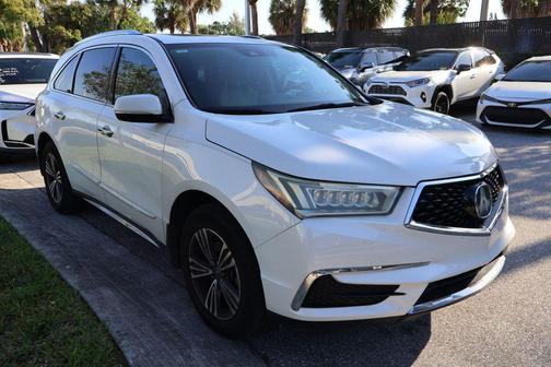 Diamond White Pearl 2017 Acura MDX 3.5L