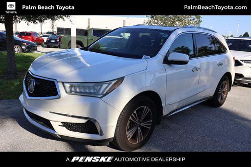 Diamond White Pearl 2017 Acura MDX 3.5L