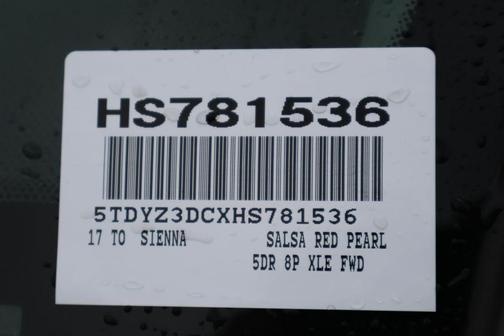 2017 Toyota Sienna XLE Premium