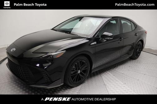 Midnight Black Metallic 2026 Toyota Camry SE