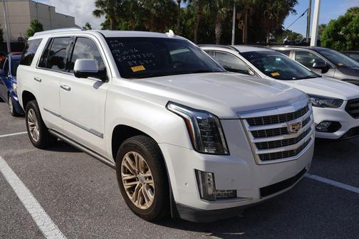 Crystal White Tricoat 2019 Cadillac Escalade Premium Luxury