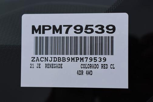 2021 Jeep Renegade 80th Anniversary 4X4