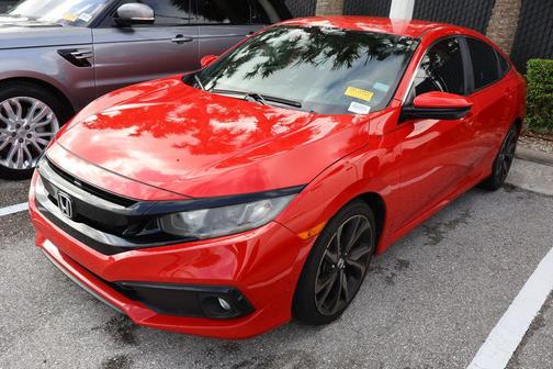 Rallye Red 2019 Honda Civic Sport