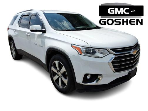 Summit White 2021 Chevrolet Traverse LT Leather
