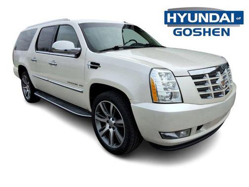 White Diamond Tricoat 2012 Cadillac Escalade ESV Luxury