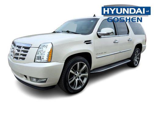 White Diamond Tricoat 2012 Cadillac Escalade ESV Luxury
