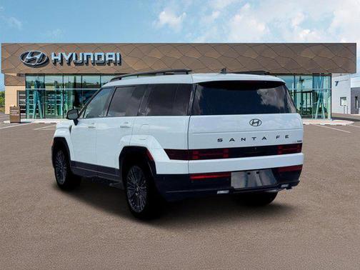 Serenity White 2026 Hyundai SANTA FE HEV Calligraphy