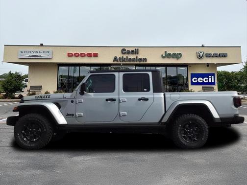 Silver Zynith Clearcoat 2023 Jeep Gladiator Sport