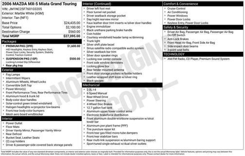 2006 Mazda MX-5 Miata Grand Touring