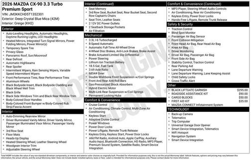 2026 Mazda CX-90 Premium