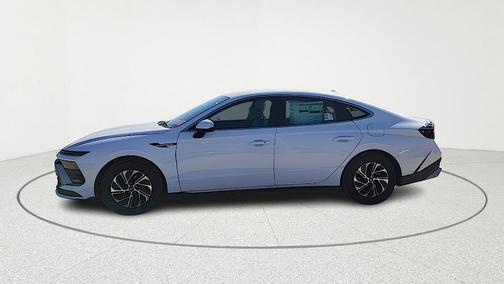 White 2026 Hyundai SONATA Hybrid Blue