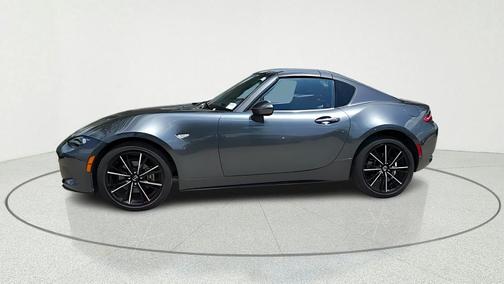 Machine Gray Metallic 2025 Mazda MX-5 Miata RF Grand Touring