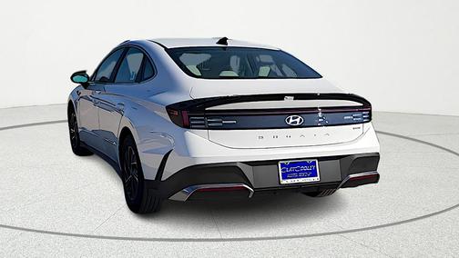 White 2026 Hyundai SONATA Hybrid Blue