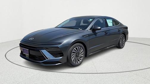 Portofino Gray 2026 Hyundai SONATA Hybrid SEL