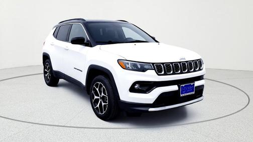 Bright White Clearcoat 2025 Jeep Compass Limited