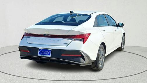 White 2026 Hyundai ELANTRA HEV Blue