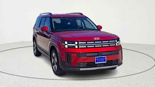 Red 2026 Hyundai SANTA FE HEV SEL