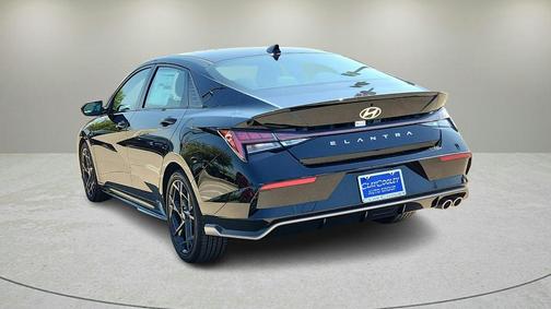 Black 2025 Hyundai ELANTRA N Line