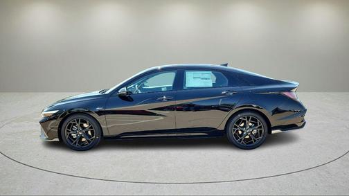 Black 2025 Hyundai ELANTRA N Line