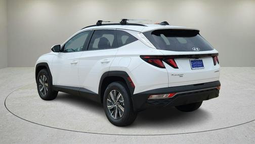 White Pearl 2024 Hyundai TUCSON Hybrid Blue