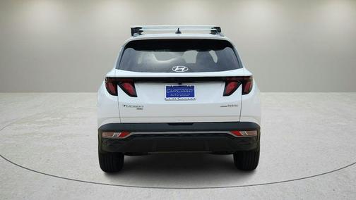 White Pearl 2024 Hyundai TUCSON Hybrid Blue