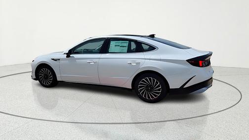 White 2026 Hyundai SONATA Hybrid SEL