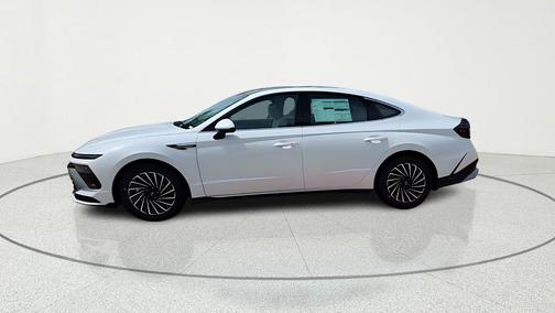 White 2026 Hyundai SONATA Hybrid SEL