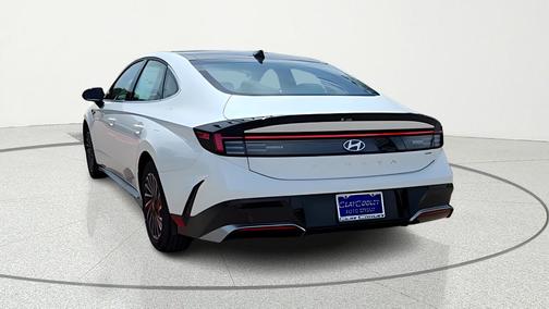 White 2026 Hyundai SONATA Hybrid SEL