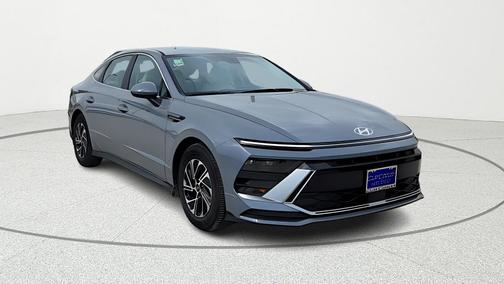 Blue 2026 Hyundai SONATA Hybrid Blue