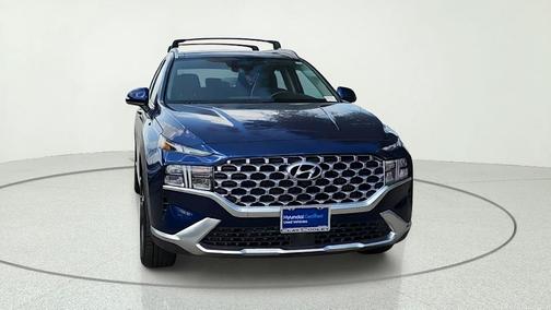 Stormy Blue 2023 Hyundai SANTA FE HEV SEL Premium