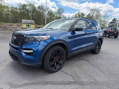 Atlas Blue Metallic 2022 Ford Explorer ST
